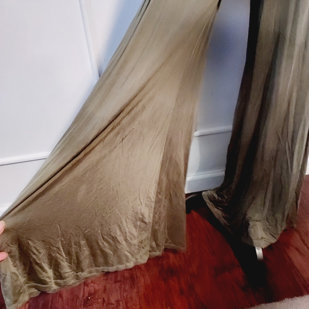 Young Fabulous & Broke Olive Green Wide Leg Jumpsuit - Picture 6 of 9